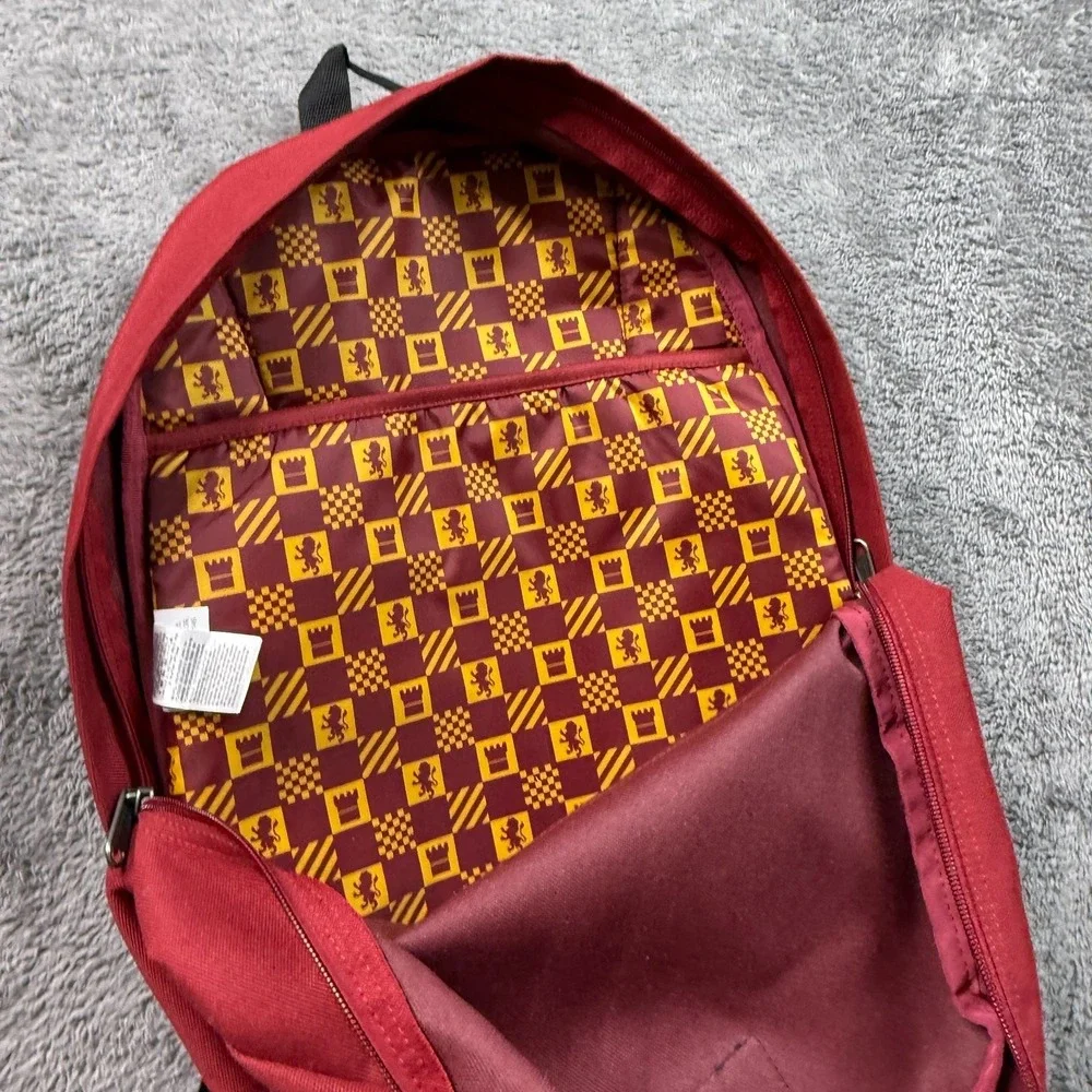 Vans x Harry Potter Gryffindor Backpack Red Gold Striped Laptop Sleeve Bag